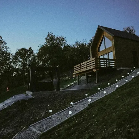 Zachod Beskidu Z Jacuzzi Na Wylacznosc Semesterbostad Rybie Nowe